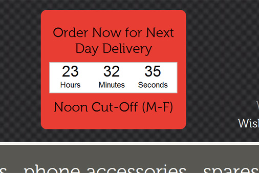 Custom countdown module